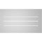 Ekena Millwork Vertical Surface Mount PVC Gable Vent: Functional, w/ 2"W x 1-1/2"P Brickmould Frame, 28"W x 16"H GVPVE28X1602SF - alternate 4